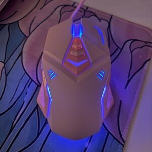 Futuristic Gaming Mouse with LED Lights